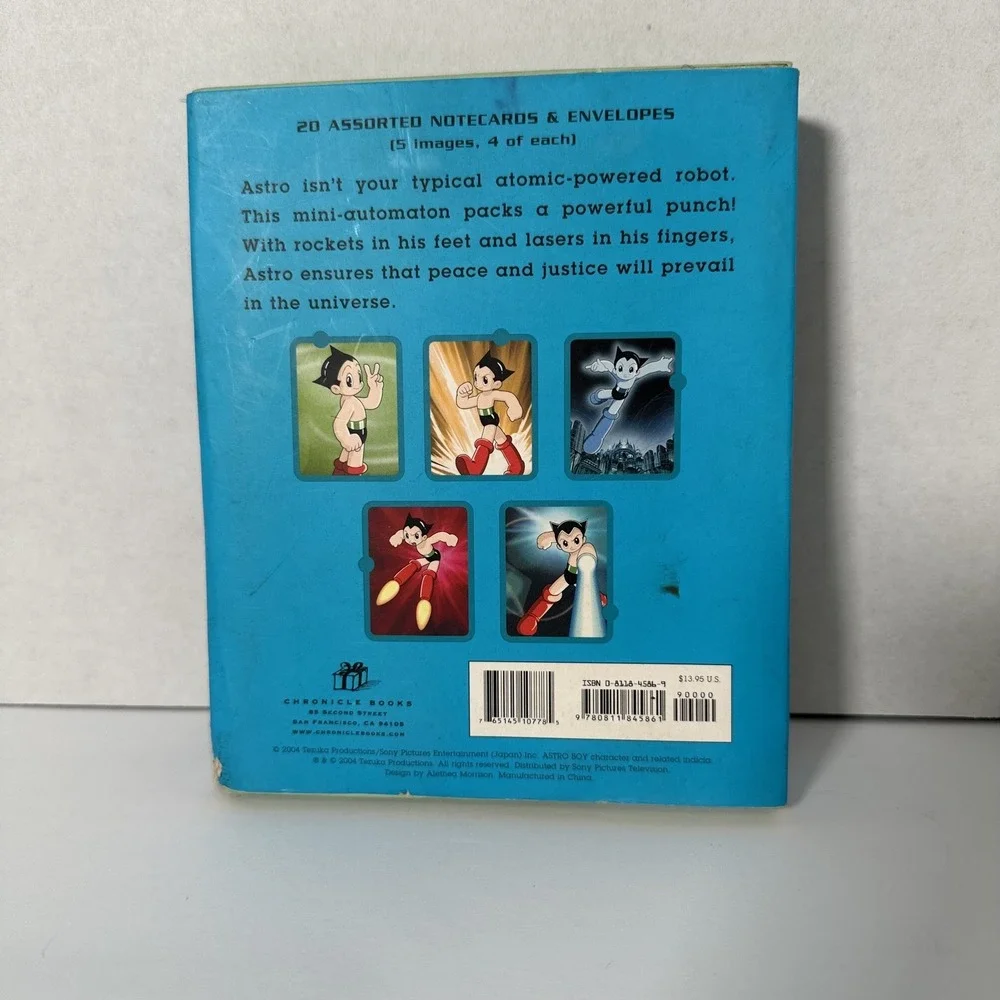 Y2K 2004‎ Astro Boy Japanese Anime Boxed Greeting Cards Birthday Invites